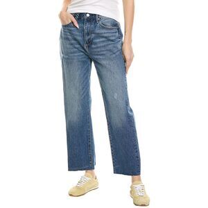 Driftwood Denim Womens Driftwood Jeans Royce Medium Wash Straight Jean, Blue